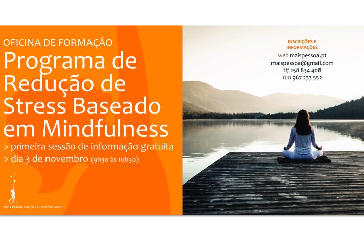 Cartaz do Programa de Redução de Stress Baseado em Mindfulness